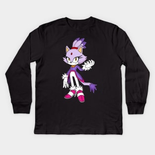 Princess Blaze Kids Long Sleeve T-Shirt